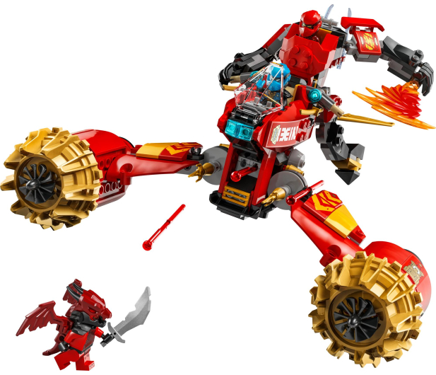 LEGO Ninjago 71830 Burzowy jeździec-mech Kaia - 1284130 - zdjęcie 3